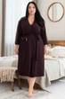 Комплект батал с ночной рубашкой MiaNaGreen Кш1220н 3XL Коричневый - изображение 3