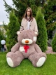М'який плюшевий ведмедик Річі капучино, 200 см - зображення 7