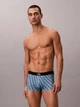 Трусы боксеры мужские Calvin Klein NB4494-2OT(Stepping Logo Gulf Blue) M Голубой (199156224306) - изображение 1