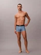 Трусы боксеры мужские Calvin Klein NB4494-2OT(Stepping Logo Gulf Blue) M Голубой (199156224306) - изображение 2