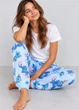 Піжамні бавовняні штани Primark Printed Bottom Pyjama XXS Низ піжами Світло-блакитний (10492) - зображення 2