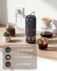 Портативная электрическая кофемолка CIRCLE JOY Lomo Ultra CJ-DMDJ02 на аккумуляторе с керамическими жерновами беспроводная, Черный - изображение 7