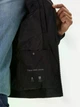 Чоловіча куртка Calvin Klein Hooded Ripstop Harrington, чорна - L - зображення 4