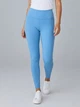 Спортивные леггинсы для фитнеса высокие женские Uniqlo 617255624 L Голубые (1162939045) - изображение 1