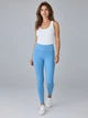 Спортивные леггинсы для фитнеса высокие женские Uniqlo 617255624 L Голубые (1162939045) - изображение 2