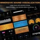 Підсилювач Ampapa D1 Douk Audio HiFi Stereo Bluetooth 5.2, 2.0 каналу, для домашнього аудіо, з цифровими VU-метрами, HPF 300 Вт x 2 Black - зображення 3