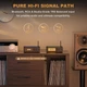 Підсилювач Ampapa D1 Douk Audio HiFi Stereo Bluetooth 5.2, 2.0 каналу, для домашнього аудіо, з цифровими VU-метрами, HPF 300 Вт x 2 Black - зображення 4