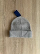 Зимняя мужская шапка Polo Ralph Lauren Поло Ральф Лорен для зимы, теплая вязаная шапка с логотипом Polo на зиму серый цвет PRG31 - изображение 3
