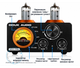 Усилитель Douk Audio ST-01-PRO ламповый Hi-Fi TPA3250 100Вт*2 — Bluetooth PC-USB Optical Coax RCA и VU Meter Цвет Чёрный - изображение 2