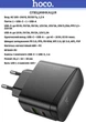 Зарядное устройство Hoco CS63A 65Wmax GaN (PD3.0, PPS, QC4+, AFC, FCP, SCP) порты 1C+1A Black (46189) - изображение 2