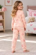 Піжама тепла Pink Hearts — байка абрикосовий 98 см - изображение 2