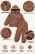 Костюм теплий для дівчинки Angel Wings мокко 104 см - изображение 3