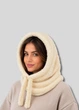 Женский капюшон-хомут (one-size) Молочный - изображение 1