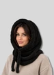 Женский капюшон-хомут (one-size) Черный - изображение 1