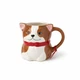 Керамічна чашка Корги Pepco 400 мл Hand Painted Коричневий - зображення 1