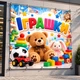 Баннер "Игрушки", размер 2х2м. - изображение 2