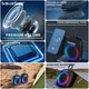 Портативная Bluetooth-колонка Blueseed BS-296, RGB-подсветка, IPX7, крепление на велосипед, черная - изображение 10
