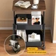 Раскладной журнальный столик на колесиках с двумя корзинами Modern Table (MT-76562) 73×45×30см Brown - изображение 6