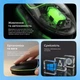 Бездротова ергономічна миша для комп'ютера та ноутбука Proove Blink USB Bluetooth з регулюванням DPI RGB з акумулятором біла - зображення 4