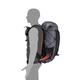 Рюкзак туристичний Naturehike Rock NH19BP095 60+5 л графіт у клітинку - зображення 5