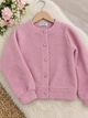 Кардиган Cozy Alpaca Kiddo розовый 146 см - изображение 3