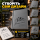 Блокнот из кожи на 320 страниц А5 150х210 мм с металлической шариковой ручкой Серый(212301) - изображение 4