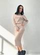 Теплый женский ангоровый костюм юбка и кофта мокко 50-52 - изображение 4