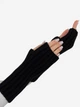 Митенки женские Malisa Міра 10-5012-LR-218 One Size Черные - изображение 2