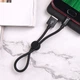 Кабель із посиленою обплетенням HOCO X35 micro-USB зарядний 25 см короткий шнур - зображення 2