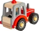 Drewniany traktor Bigjigs z figurką farmera Czerwony (691621840238) - obraz 5