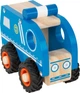 Drewniany radiowóz Small Foot Niebieski (4020972110770) - obraz 5