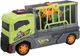 Ciężarówka Dino Valley z przyczepą-klatką i figurką dinozaura 37 cm (4893808421100) - obraz 3