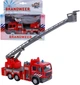 Wóz strażacki Kids Globe z drabiną wysuwaną metalowy 16 cm (8713219328644) - obraz 2