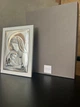 Серебряная икона Девы Марии с младенцем Иисусом QF6002/3W (15 х 20 см) - изображение 5