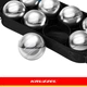 Шары для петанка Kruzzel 22915 8 шт. с чехлом хромированные - изображение 8