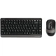 Bluetooth Клавіатура A4Tech FG1110 Grey + миша UA - зображення 1