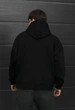 Чоловічий худі стаф черне оверсайз на флісі спортивна кофта Staff mada oversize fleece XL (407913) - зображення 2