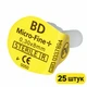 Иглы для інсулінових шприц-ручек БД МІкрофайн Плюс - BD Micro-Fine Plus 8 мм, 30G (жовті) - 25 шт. - изображение 1