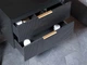 Тумба подвесная Status Aqua 80 Антрацит, с умывальником Aria Low 80 Black - изображение 4