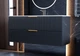 Тумба подвесная Status Aqua 120 Антрацит, с умывальником Aria Low 120 - изображение 3