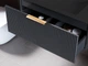 Тумба подвесная Status Vista 80 Антрацит, с умывальником Aria Low 80 Black - изображение 4
