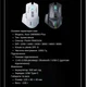 Ігрова мишка Acer OMW950 Plus Black, трирежимна 2.4G/Bluetooth/Type-C, 8000 DPI, RGB, макроси - изображение 4