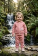 Костюм розовый с худи на молнии и карманами-кенгуру Kiddo розовый 86 см - изображение 1