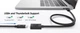 Кабель-удлинитель с выключателем Cable Matters Type-C to Type-C USB4, 240W, 80Gbps, with On/Off Switch, 0.5м, black - изображение 9