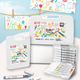 Рідкі акрилові маркери GRASP Direct, м'який наконечник, 48 кольорів, безпечні для шкіри, що змиваються, ручки для малювання з контролем чорнила, кольори, що складаються одна в одну, дитячі акварельні ручки, папір для миттєвого малювання, ручки для малюван - изображение 10