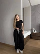 Женские oversize штаны на флисе / Черный 42-46 / BASED 0139700 - изображение 5