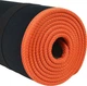 Mata do ćwiczeń Profit DK 705 180 x 60 x 0.6 cm Czarno-pomarańczowa (5902860633921 / 5900000011158) - obraz 3