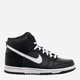 Подростковые кожаные высокие кеды для мальчика Nike Dunk High DH9751-001 37.5 Черно-белые (195866636859) - изображение 1