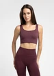 Безшовний топ в рубчик на широких бретелях Giulia TOP RIB S/M Violet-eggplant - зображення 4