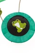 Кімнатний дитячий батут Froggy Jump 90 см (бірюзовий) з ручкою + Подарунок (Жабка) - изображение 4
